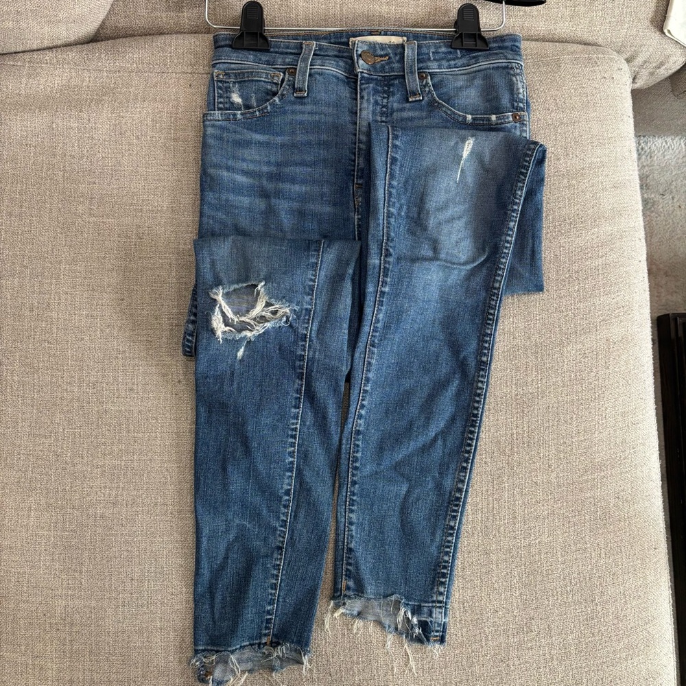 Classic Blue Denim Skinny Jeans Madewell Size 25